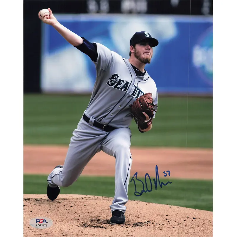 BRANDON MAURER signed 8x10 photo PSA/DNA Seattle Mariners Autographed