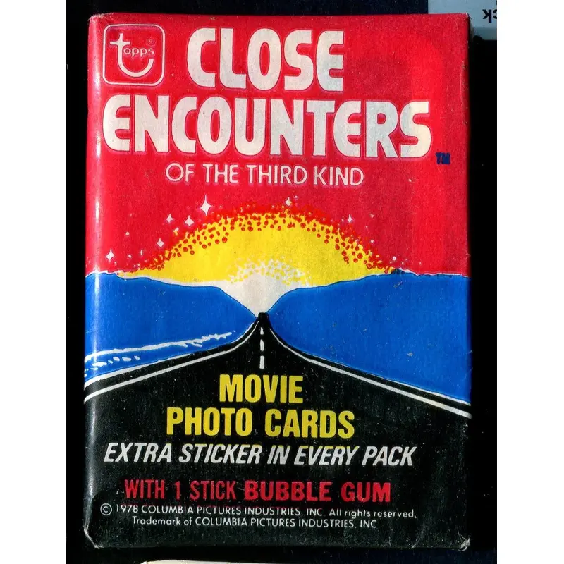 1978 Topps Close Encounters Unopened Wax Pack