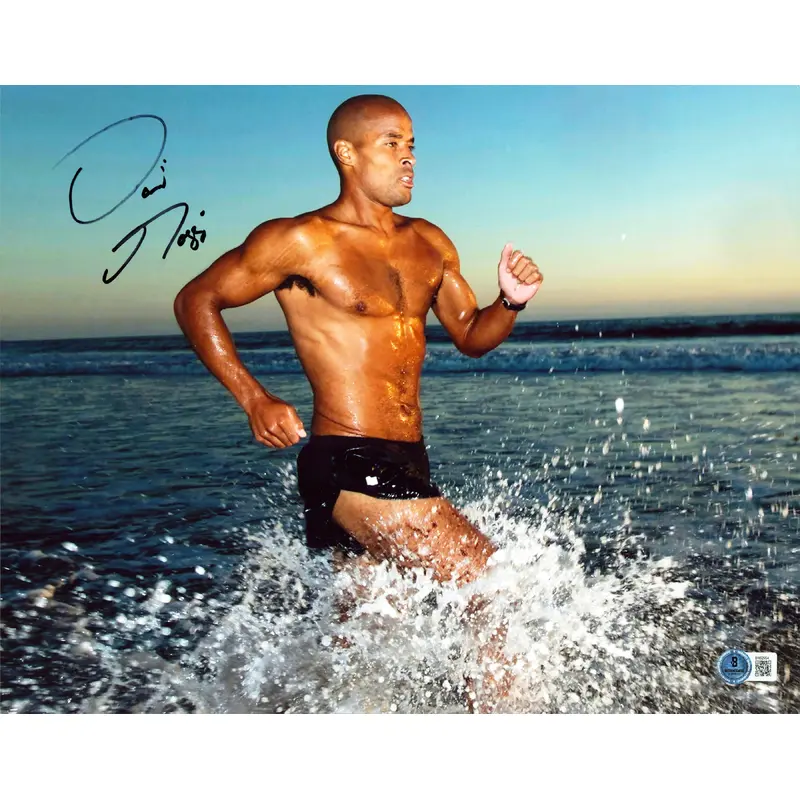 David Goggins Cant Hurt Me Authentic Signed 11x14 Vertical Photo BAS #BN62954