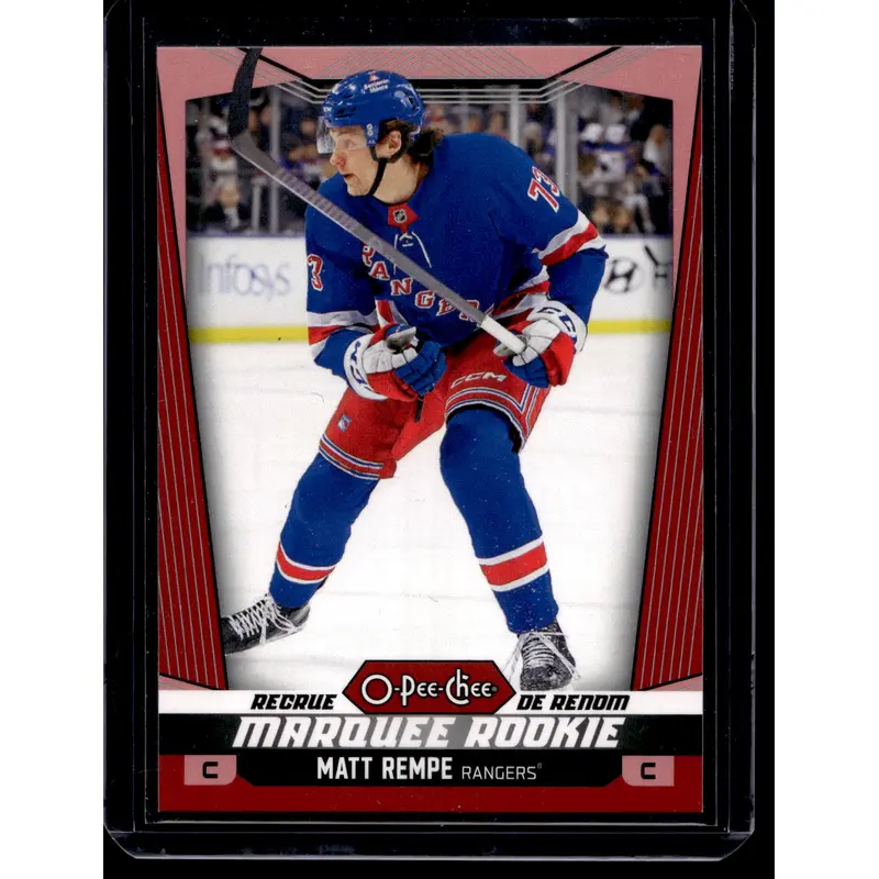 2024-25 O-Pee-Chee - Red - Marquee Rookies - Matt Rempe #550 RC