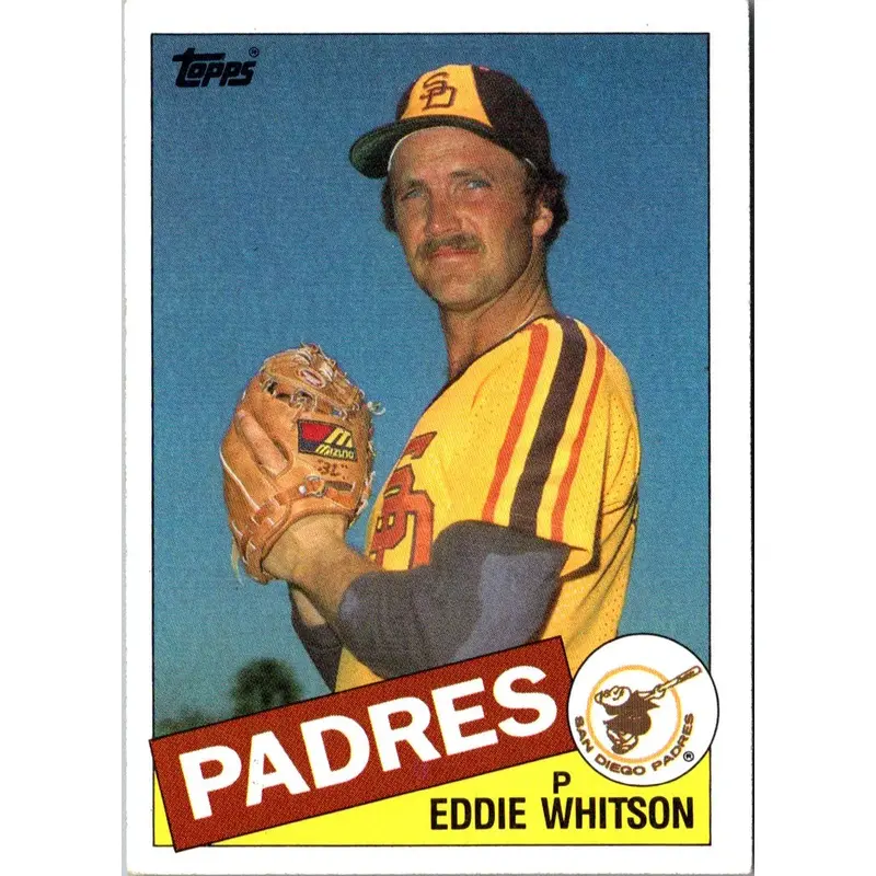 1985 Topps Eddie Whitson #762