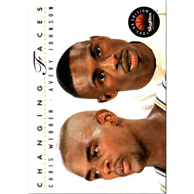 1993 SkyBox Chris Webber/Avery Johnson #300