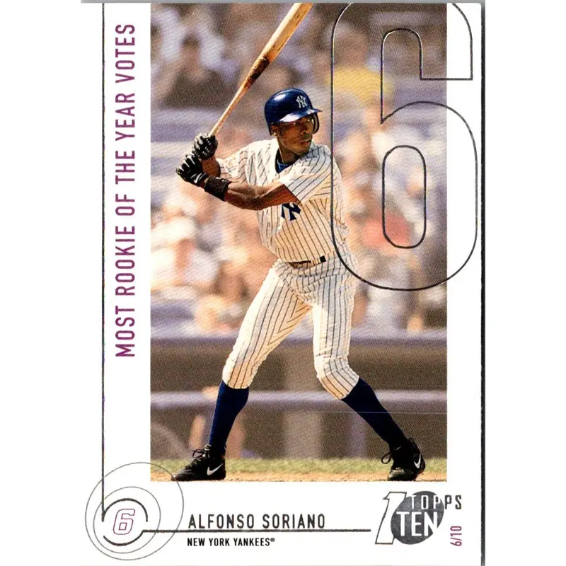 2002 Topps Ten Alfonso Soriano #126