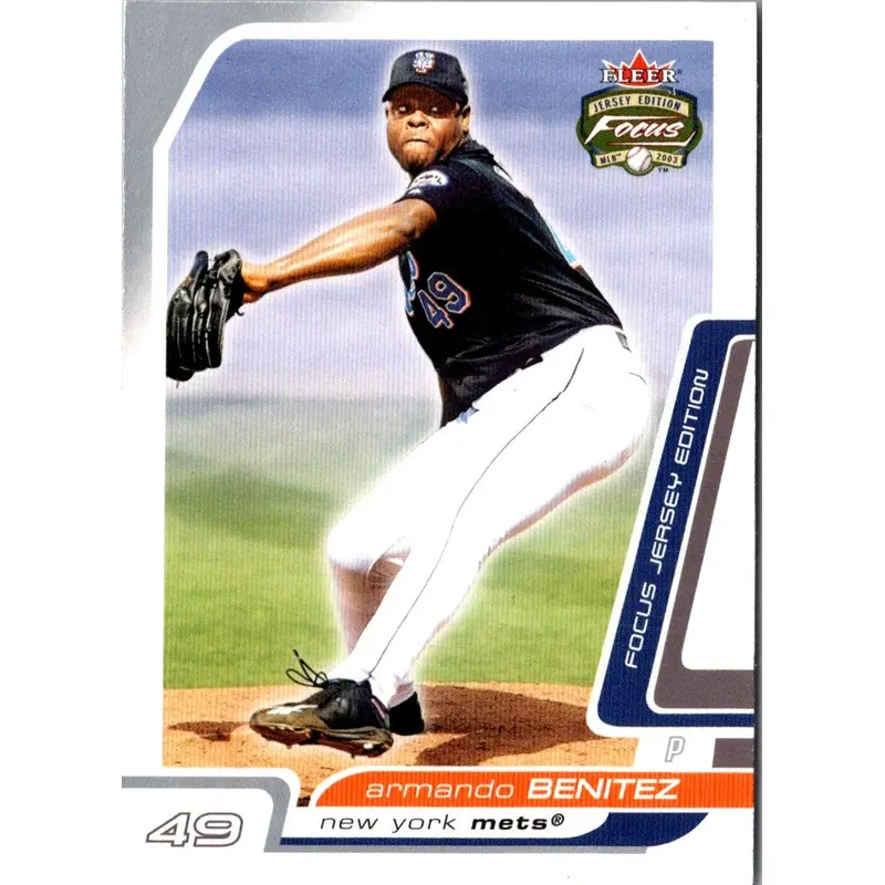 2003 Fleer Focus Jersey Edition Armando Benitez #35