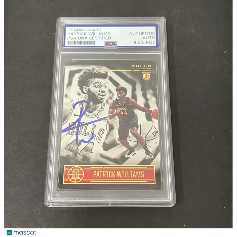 2020-21 Panini Illusions #157 Patrick Williams signed card PSA