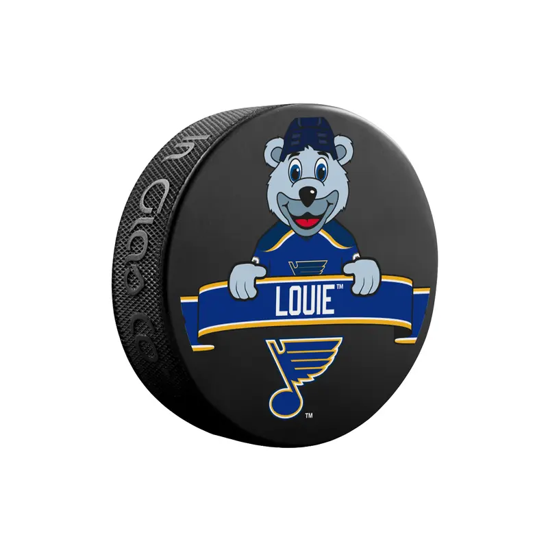 NHL St. Louis Blues Mascot Souvenir Hockey Puck