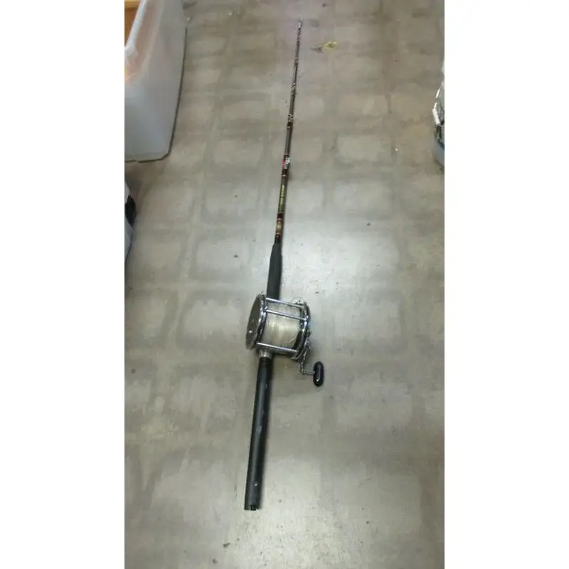Used Penn Senator Deep Sea Fishing 6'6" Fishing Pole & Reel