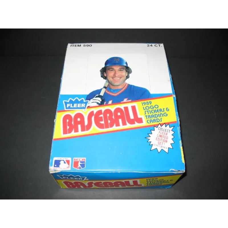 1989 Fleer Baseball Unopened Rack Box