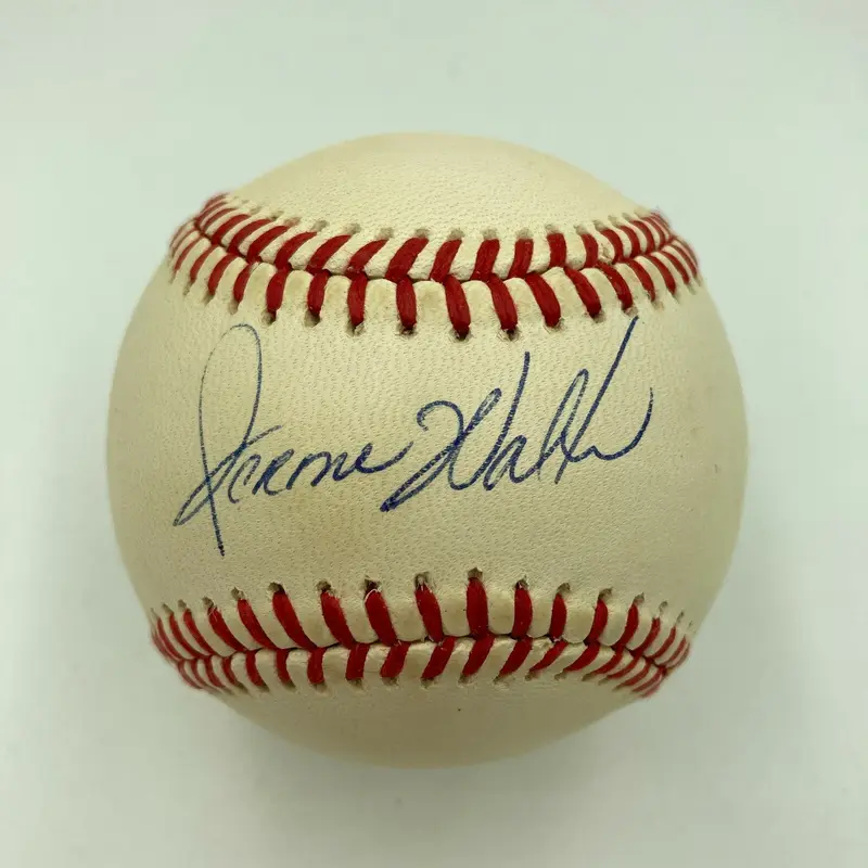 Jerome Walton Signed Autographed Official National League Baseball