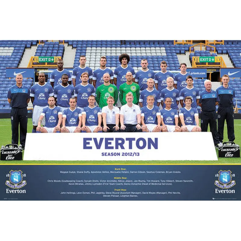 Everton FC Soccer Official Team Portrait Poster 2012/13 - GB Eye (UK)