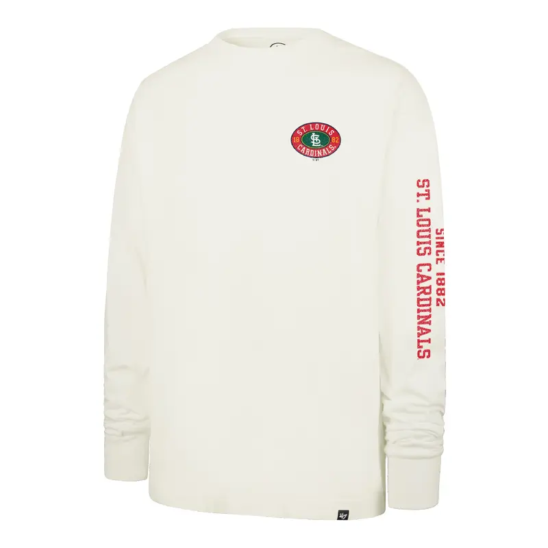 ST. LOUIS CARDINALS TIDE SWEEP MONTAUK '47 FOUNDATION LONG SLEEVE TEE