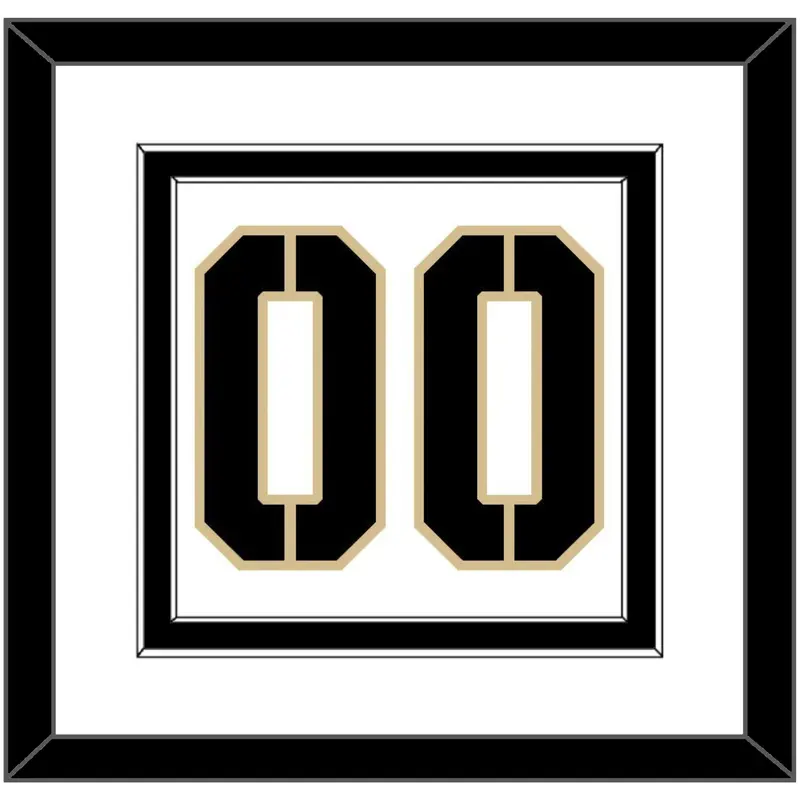 Army Hockey Number - Home White (2017-2018) - Double Mat 2