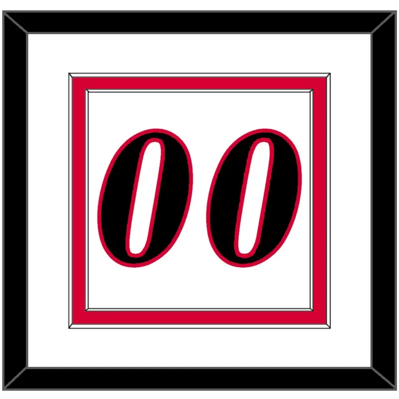Philadelphia Number - Home White (1997-2009) - Double Mat 1