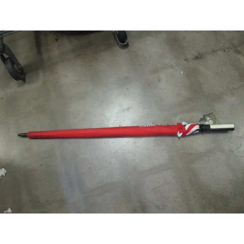 Used Red, White, Blue Golf Umbrella w/ Fiberglass Shaft