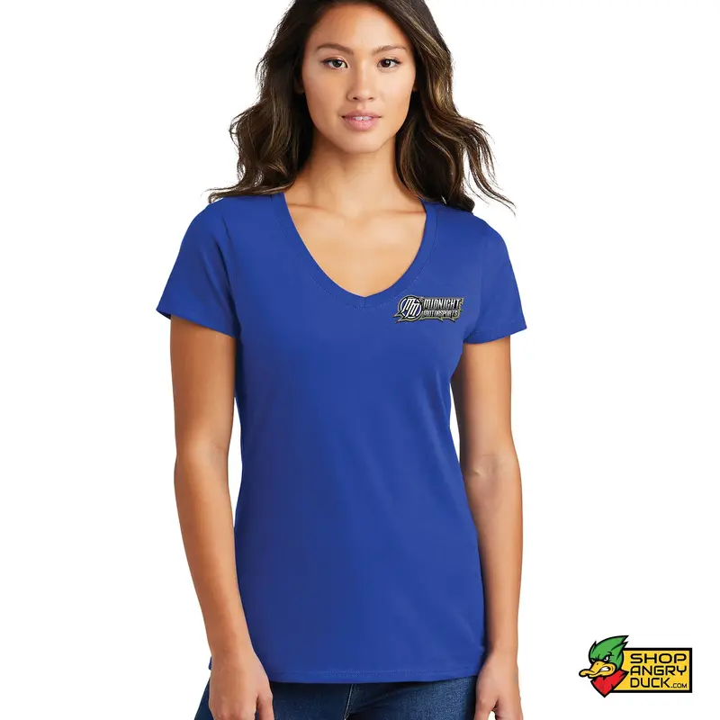 Midnight Motorsports Ladies V-Neck T-Shirt