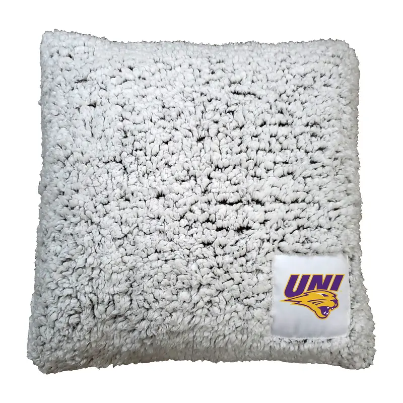 Northern Iowa Frosty Throw Pillow