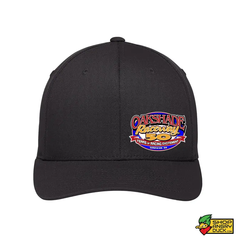 Oakshade Raceway Flexfit Flat Cap