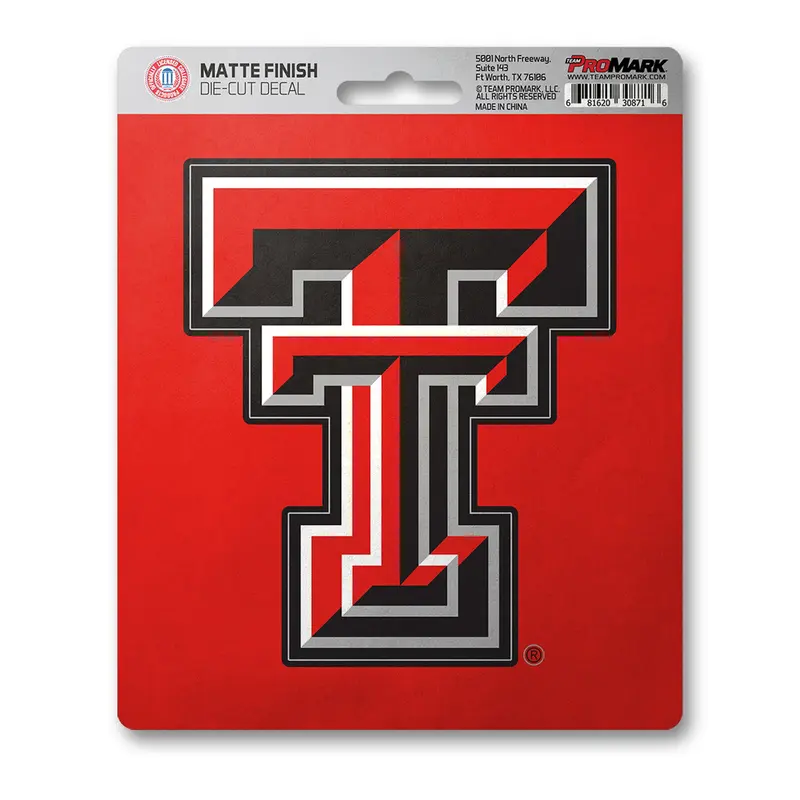 Texas Tech University Matte Decal