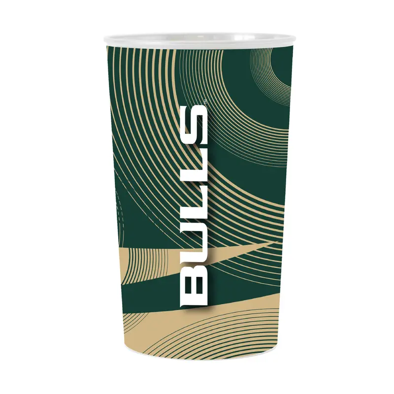 University of South Florida Geo Pattern 4-Pack Hardwall Cup