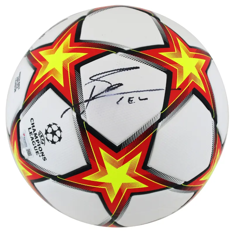 Lionel Messi Signed Adidas UEFA Champions League Soccer Ball Fanatics
