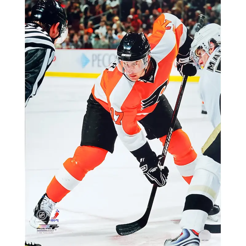 Jeff Carter "Faceoff" Philadelphia Flyers Premium Poster Print - Photofile 16x20
