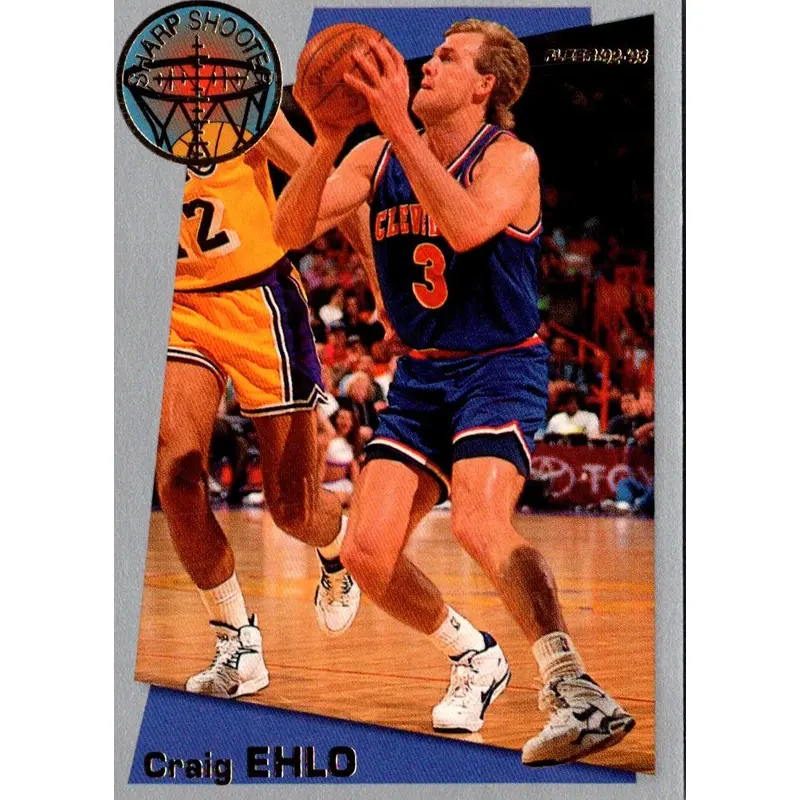 1992 Fleer Sharpshooters Craig Ehlo #15