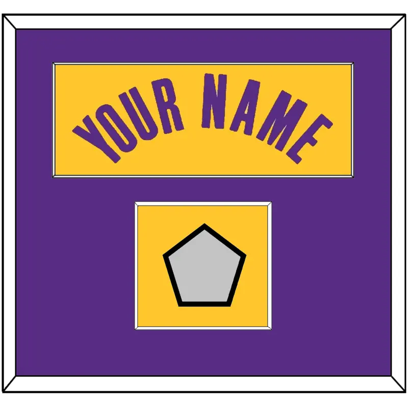 Los Angeles Name & Finals Patch - Yellow Icon - Single Mat 2