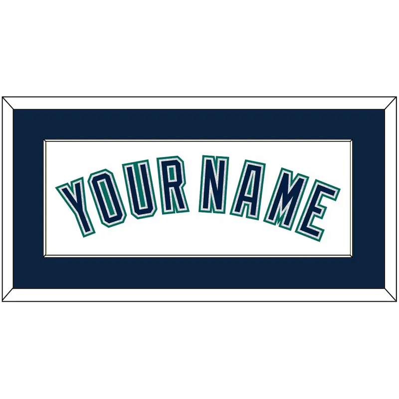 Seattle Name - Home White - Single Mat 1