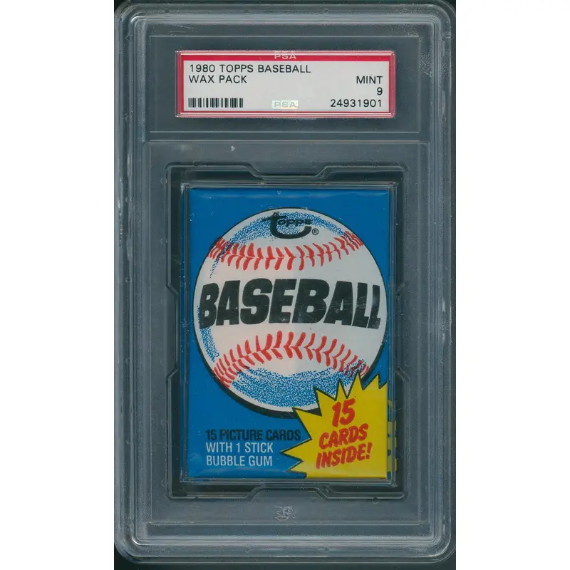 1980 Topps Baseball Unopened Wax Pack PSA 9 *1901