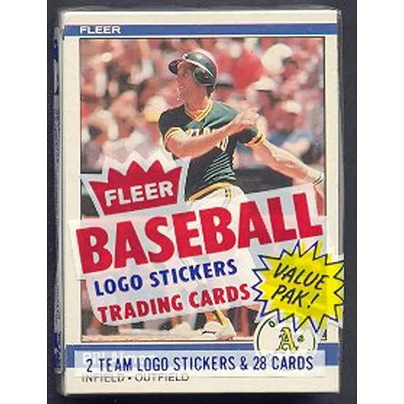 1984 Fleer Baseball Unopened Cello Pack