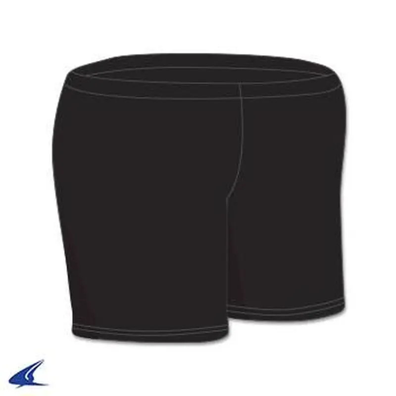 New Champro Set 4" Seam Ladies Black Volleyball Shorts Adult Size Large