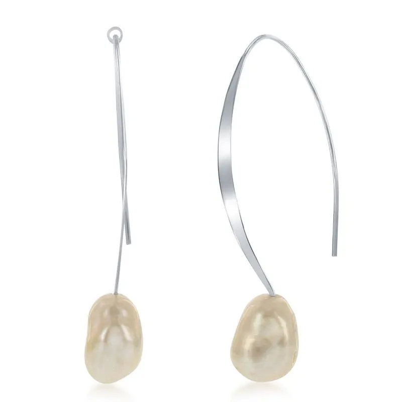 Sterling Silver FWP Threader Earrings