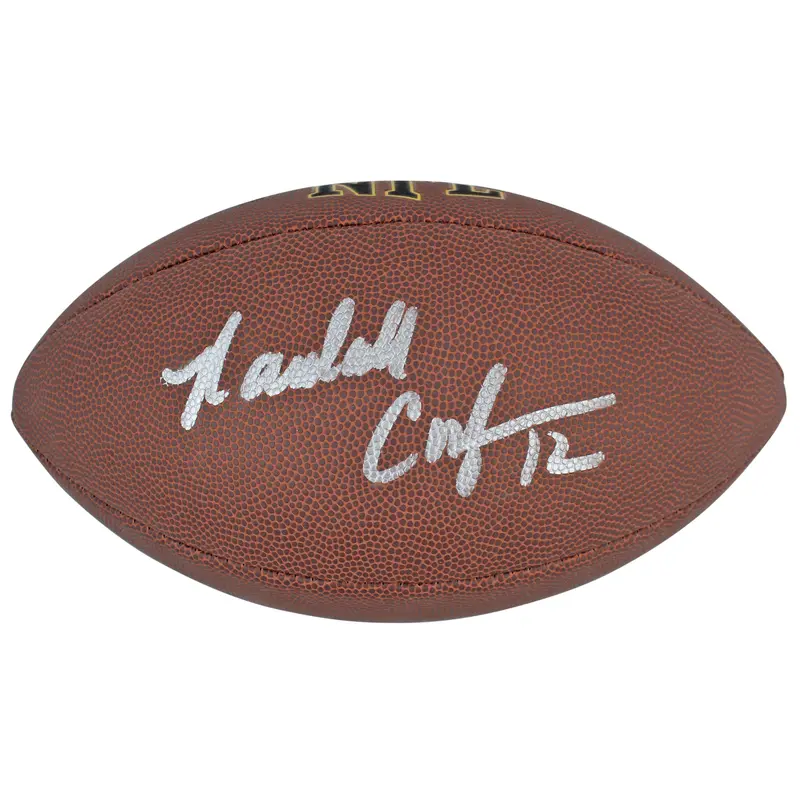 Eagles Randall Cunningham Signed Wilson Super Grip Nfl Football BAS Witnessed