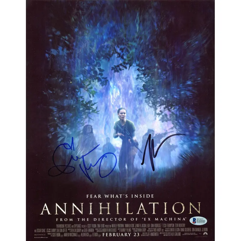 Tessa Thompson & Gina Rodriguez Annihilation Signed 11x14 Photo BAS #E44880
