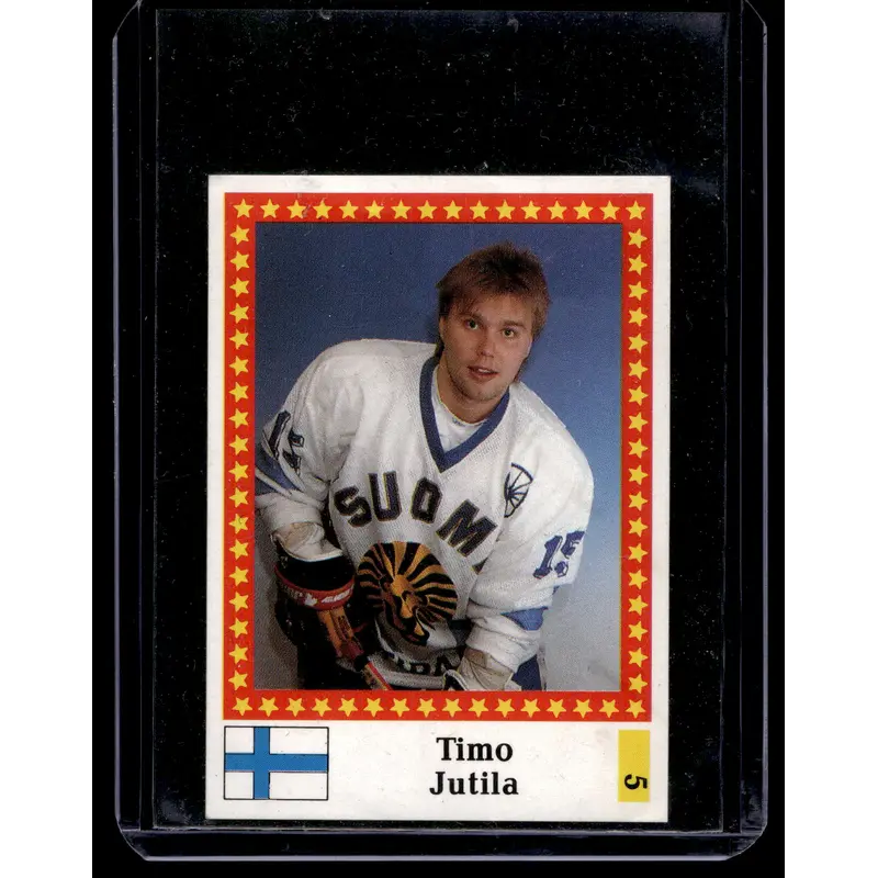 1991 Semic Marabou - Timo Jutila #5