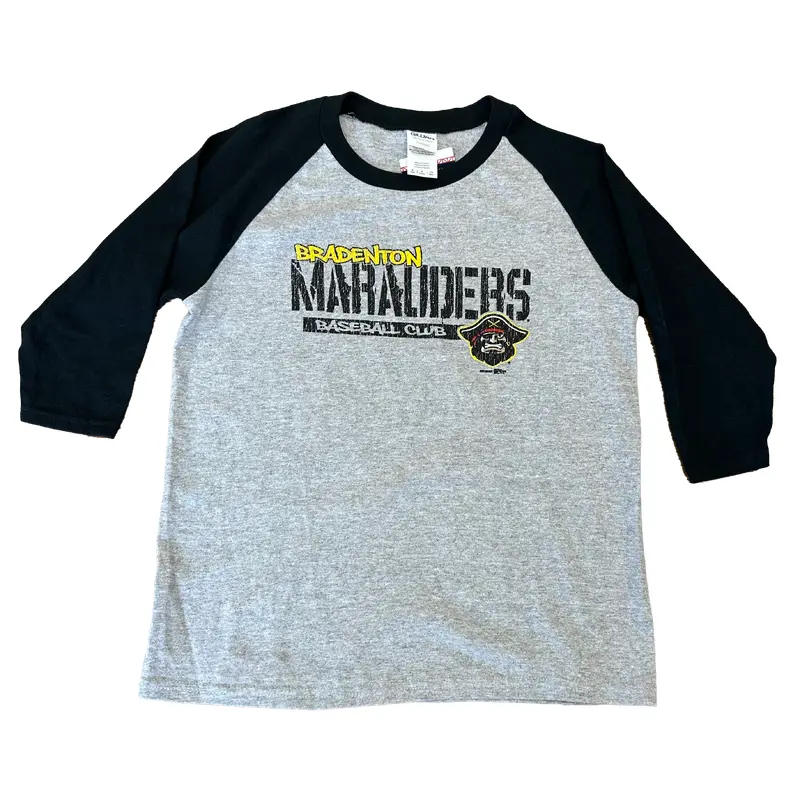 Kids Bradenton Marauders Baseball Club Raglan