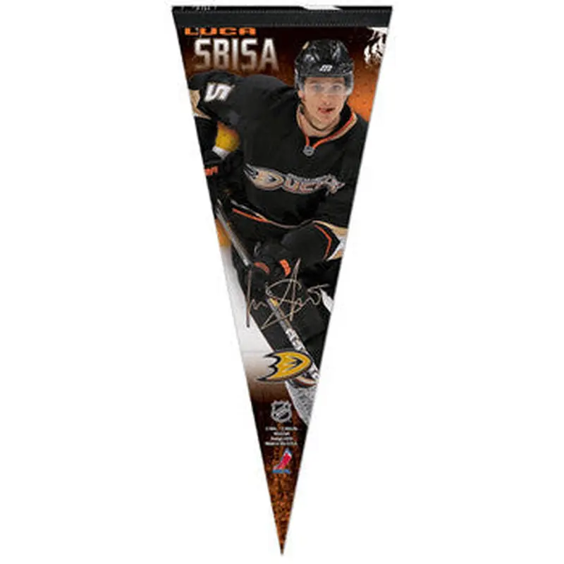 Luca Sbisa "Signature Series" Anaheim Ducks Premium Felt Collector's Pennant - Wincraft