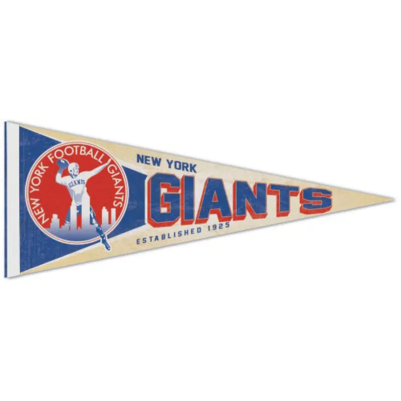 New York Giants NFL Retro 1950s-Style Premium Felt Collector's Pennant - Wincraft Inc.