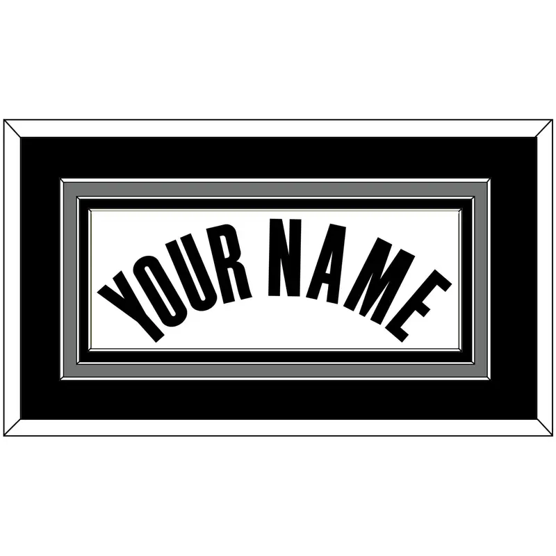 Brooklyn Name - White Association - Triple Mat 2
