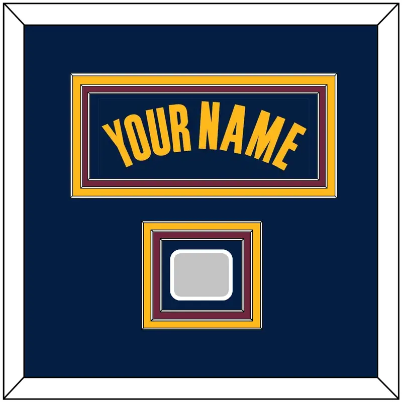 Cleveland Name & Champions Patch - Alternate Blue (2014-2017) - Triple Mat 2
