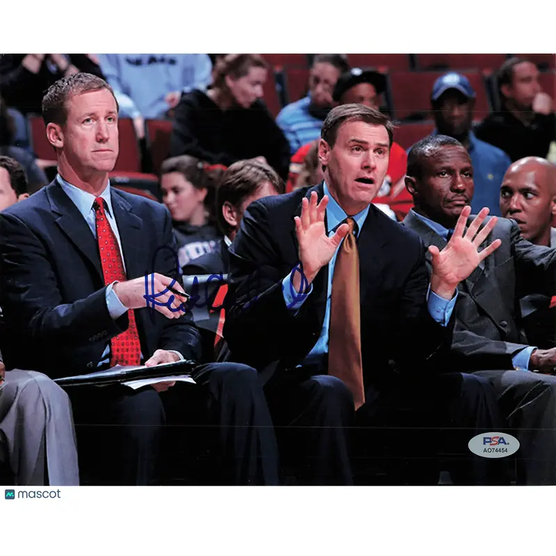 Rick Carlisle Signed 8.5x11 Photo PSA Autographed Dallas Mavericks