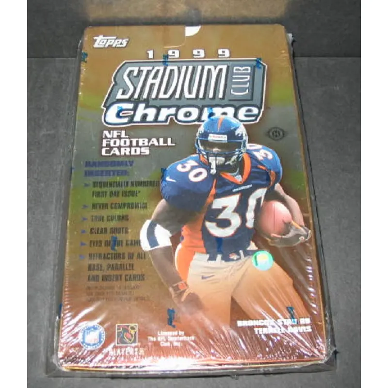 1999 Topps Stadium Club Chrome Football Box (Hobby)