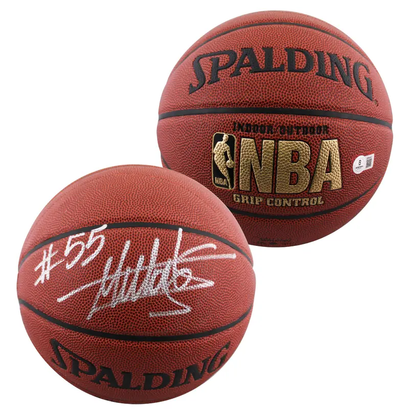 76ers Dikembe Mutombo Authentic Signed Spalding I/O Basketball BAS #BR84342