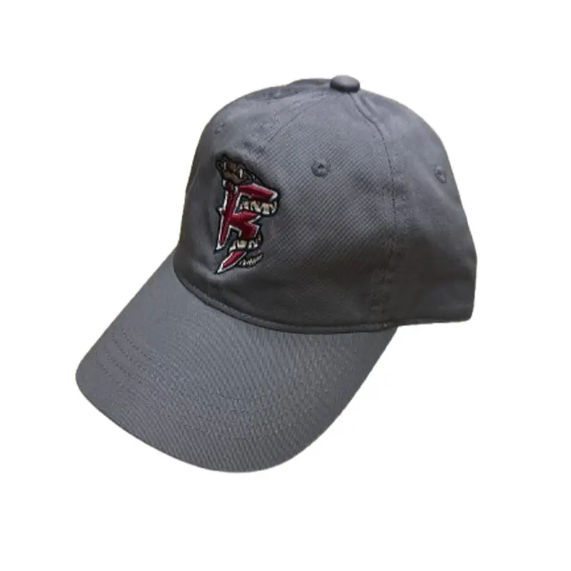 R Logo Charcoal Garment Washed Adjustable Hat