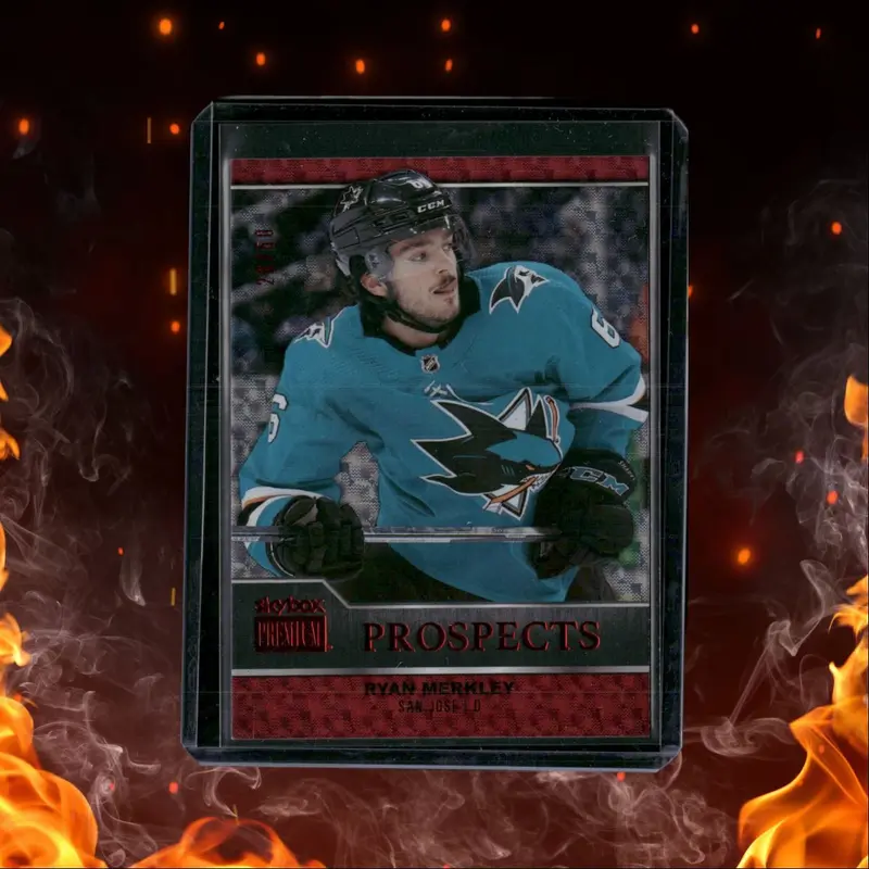2021-22 SkyBox Metal Universe Skybox Premium Prospects Red Ryan Merkley Rookie