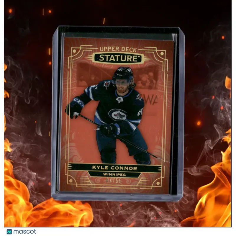 2022-23 Upper Deck Stature Kyle Connor Orange 04/55 #53