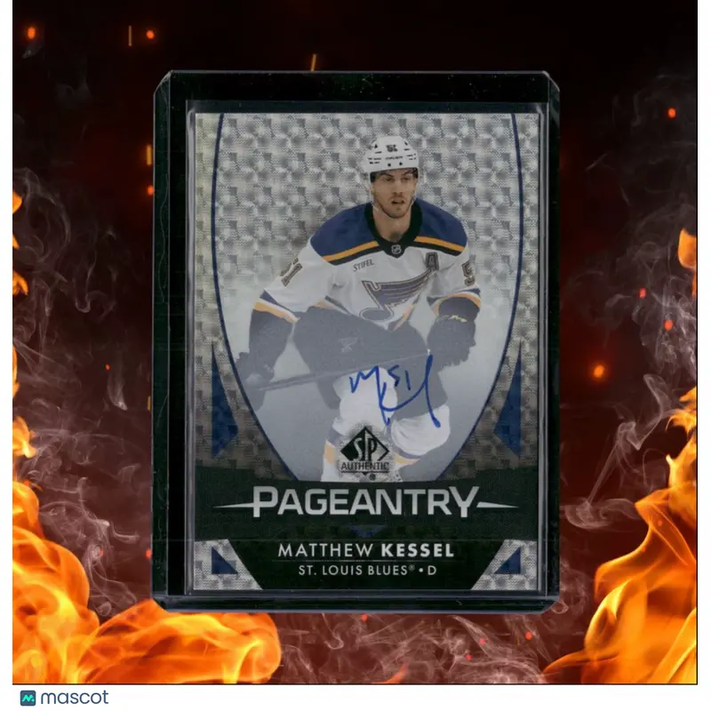 2023-24 SP Authentic Matthew Kessel Pageantry Rookie Auto #P-76