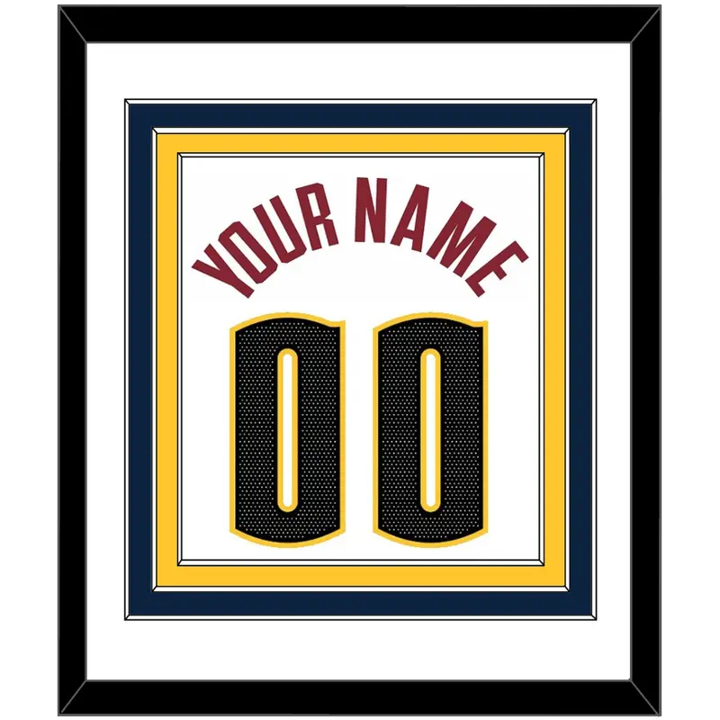 Denver Name & Number - White Association - Triple Mat 1