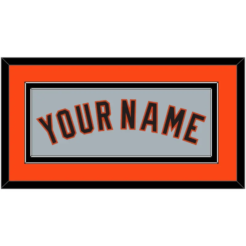 San Francisco Name - Road Gray - Double Mat 2