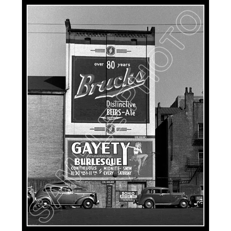 1938 Brucks Beer 8X10 Photo - Cincinnati Ohio - 2467